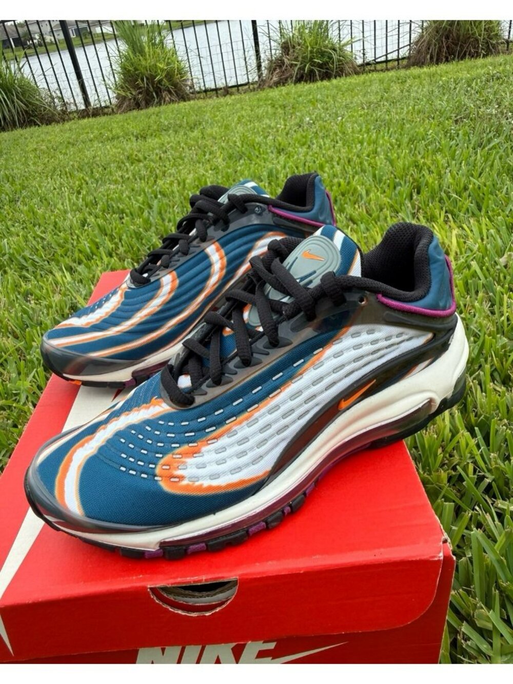 5Y | 6.5  WOMEN'S NIKE AIR MAX DELUXE AR0115-002 97 SNEAKERS SPORTSWEAR